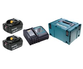 MAKITA ΣΕΤ ΤΑΧΥΦΟΡΤΙΣΤΗΣ ΜΟΝΟΣ DC18RC ΚΑΙ 2 ΜΠΑΤΑΡΙΕΣ 2x18V 6.0Ah 198116-4
