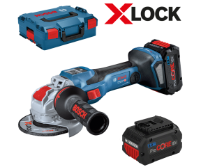 BOSCH  ΓΩΝΙΑΚΟΣ ΤΡΟΧΟΣ ΜΠΑΤΑΡΙΑΣ GWX 18V-15 SC PROFESSIONAL 06019H6501