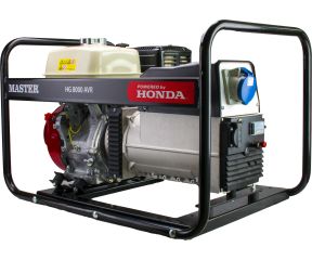 MASTER ΒΕΝΖΙΝΟΚΙΝΗΤΗ ΜΟΝΟΦΑΣΙΚΗ ΓΕΝΝΗΤΡΙΑ MASTER - HONDA HG 8000E AVR Με Μιζα (0101H009)