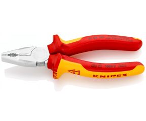 KNIPEX ΠΕΝΣΑ ΗΛΕΚΤΡΟΛΟΓΟΥ ΜΕ ΜΟΝΩΣΗ 1000V VDE 160mm 0106160