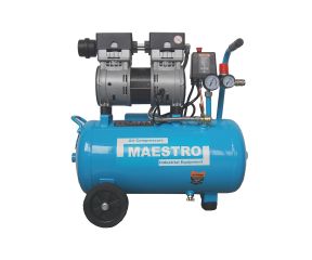 MAESTRO ΑΕΡΟΣΥΜΠΙΕΣΤΗΣ BRUSHLESS ΧΑΜΗΛΟΥ ΘΟΡΥΒΟΥ 24 LT - 1HP MAC-24BR 200167