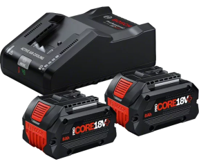 BOSCH 2 ΜΠΑΤΑΡΙΕΣ PROCORE18V+ 8.0AH ΚΑΙ ΦΟΡΤΙΣΤΗΣ GAL 18V-160 PROFESSIONAL 1600A02X03