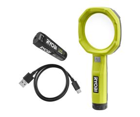 RYOBI ΕΠΑΝΑΦΟΡΤΙΖΟΜΕΝΟΣ ΜΕΓΕΘΥΝΤΙΚΟΣ ΦΑΚΟΣ USB 4V, 240 LUMENS (1 x 4V 2.0Ah) RML4-120G
