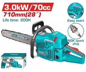 TOTAL ΕΠΑΓΓ. ΒΕΝΖΙΝΟΚΙΝΗΤΟ  ΑΛΥΣΟΠΡΙΟΝΟ 70cc / 4HP / 71cm TG5702811