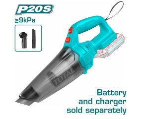 TOTAL ΣΚΟΥΠΑΚΙ ΜΠΑΤ. Li-ion 20V ΧΩΡΙΣ ΜΠΑΤΑΡΙΑ & ΦΟΡΤΙΣΤΗ TVLI201261