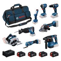 BOSCH COMBO KIT 8 ΕΡΓΑΛΕΙΩΝ 18V (4x5.0Ah) 0615V00061