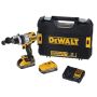 DEWALT ΚΡΟΥΣΤΙΚΟ ΔΡΑΠΑΝΟΚΑΤΣΑΒΙΔΟ ΜΠΑΤΑΡΙΑΣ 18V XR BRUSHLESS (2X5AH POWERSTACK)  DCD1007H2T-QW