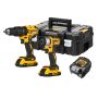 DEWALT XR ΣΕΤ ΔΡΑΠ/ΔΟ KΡΟΥΣΤΙΚΟ 18V (DCD778) ΚΑΙ ΠΑΛΜΙΚΟ KΑΤΣΑΒΙΔΙ 18V (DCF787) 2X2.0AH DCK2060D2T-QW