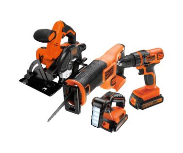 BLACK AND DECKER SET ΕΡΓΑΛΕΙΩΝ ΔΡΑΠΑΝΟ ΠΑΛΙΝΔΡΟΜΙΚΟ ΠΡΙΟΝΙ ΚΑΙ ΦΑΚΟΣ BDC4KITB
