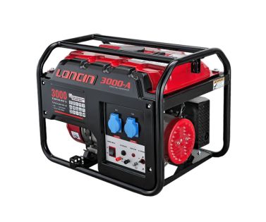 LONCIN ΜΟΝΟΦΑΣΙΚΗ ΓΕΝΝΗΤΡΙΑ 3,0KVA (2,5KW) BΕΝΖΙΝΗΣ LC3000-A