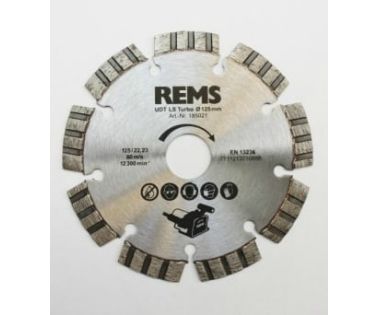 REMS ΔΙΣΚΟΣ ΚΟΠΗΣ ΜΕ ΑΔΑΜΑΝΤΑ LS-TURBO Ø 125MM 185021