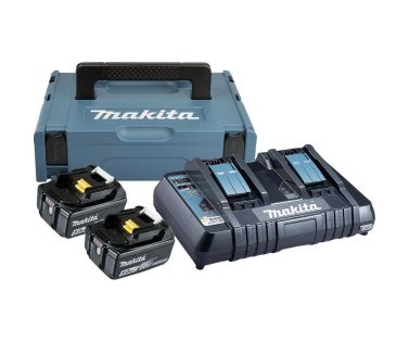 MAKITA ΦΟΡΤΙΣΤΗΣ+ 2 ΜΠΑΤΑΡΙΕΣ 18V 197629-2