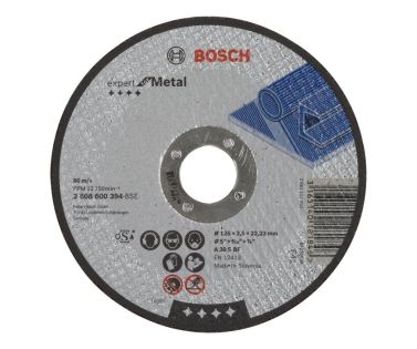 BOSCH ΔΙΣΚΟΣ ΚΟΠΗΣ ΜΕΤΑΛΛΟΥ 125X2.5MM 2608600394
