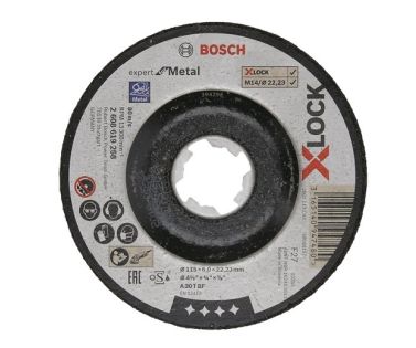 BOSCH ΔΙΣΚΟΣ ΛΕΙΑΝΣΗΣ X-LOCK EXPERT FOR METAL 115X6.0MM 2608619258