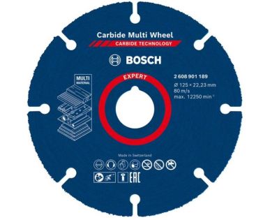 BOSCH ΔΙΣΚΟΣ ΚΟΠΗΣ MULTI WHEEL 125MM 2608901189