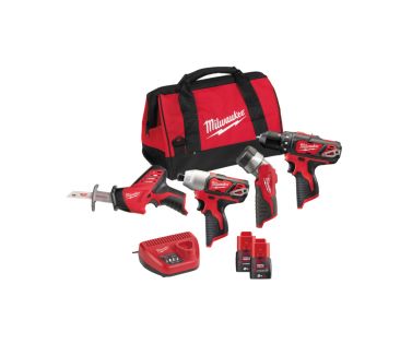 MILWAUKEE ΣΕΤ ΕΡΓΑΛΕΙΩΝ POWERPACK UTILITY M12™ BPP4A-202B 4933441240