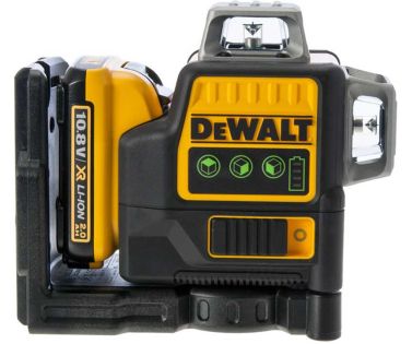 DEWALT ΑΥΤΟΡΥΘΜΙΖΟΜΕΝΟ ΛΕΙΖΕΡ 3X 360° ΣΤΑΥΡΟΥ-ΠΡΑΣΙΝΗΣ ΓΡΑΜΜΗΣ DCE089D1G-QW