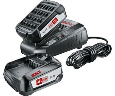 BOSCH - ΣΕΤ 2 ΜΠΑΤΑΡΙΕΣ ΛΙΘΙΟΥ 18V, 2,5Ah ΚΑΙ ΦΟΡΤΙΣΤΗΣ 1600A011LD