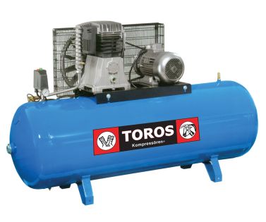 TOROS ΑΕΡΟΣΥΜΠΙΕΣΤΗΣ ΜΕ ΙΜΑΝΤΑ 500LIT/7,5HP 400V ΥΨΗΛΗΣ ΠΙΕΣΗΣ 15 BAR 602006