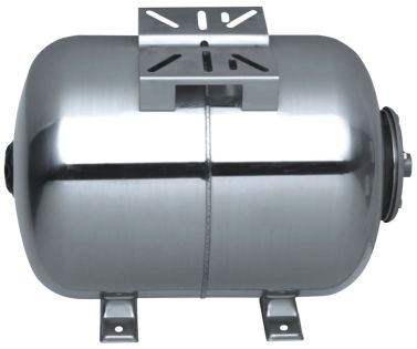 KRAFT ΔΟΧΕΙΟ ΟΡΙΖΟΝΤΙΟ 24L INOX - 8 BAR - 1'' 63633