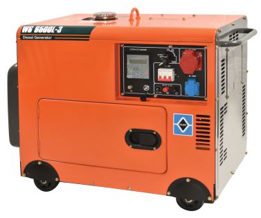 KRAFT ΗΛΕΚΤΡΟΓΕΝΝΗΤΡΙΑ DIESEL WS8500L-3 (3-ph) , ATS 63772