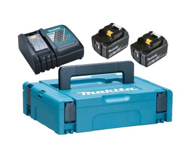 MAKITA ΣΕΤ 2 ΜΠΑΤΑΡΙΕΣ 18V / 5.0AH ΚΑΙ ΦΟΡΤΙΣΤΗΣ ΣΕ ΘΗΚΗ ΜΕΤΑΦΟΡΑΣ 197624-2