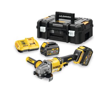 DEWALT ΓΩΝΙΑΚΟΣ ΤΡΟΧΟΣ 125MM 54V XR BRUSHLESS FLEXVOLT (2x6.0Ah) DCG414T2-QW