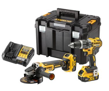DEWALT ΣΕΤ ΕΡΓΑΛΕΙΩΝ 18V XR BRUSHLESS KIT - 2 X 5AH DCK2080P2T-QW