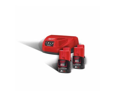 MILWAUKEE M12™ NRG-202 ΜΠΑΤΑΡΙΕΣ 12V 2.0AH ΤΑΧΥΦΟΡΤΙΣΤΗΣ M12-12 C 4933459209