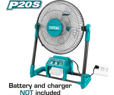 TOTAL ΑΝΕΜΙΣΤΗΡΑΣ ΡΕΥΜΑΤΟΣ - ΜΠΑΤΑΡΙΑΣ ΛΙΘΙΟΥ 20V SOLO TFALI2001